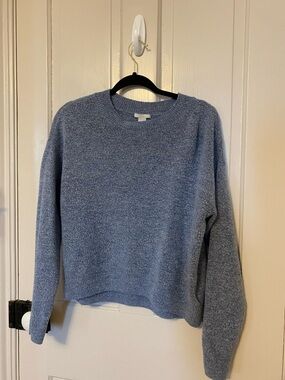 H&M Cozy Light Blue Crewneck Sweater